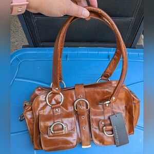 Kenneth Cole Brown Leather Women's Bag